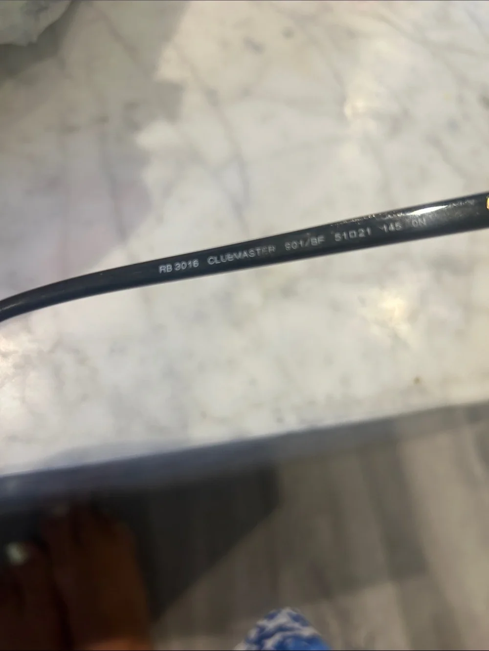 Ray-Ban Clubmaster Glasses in Black and Gold